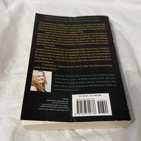 “Without Merit” and “Verity” Paperback Fiction Novels by Colleen Hoover. - Picture 15 of 15